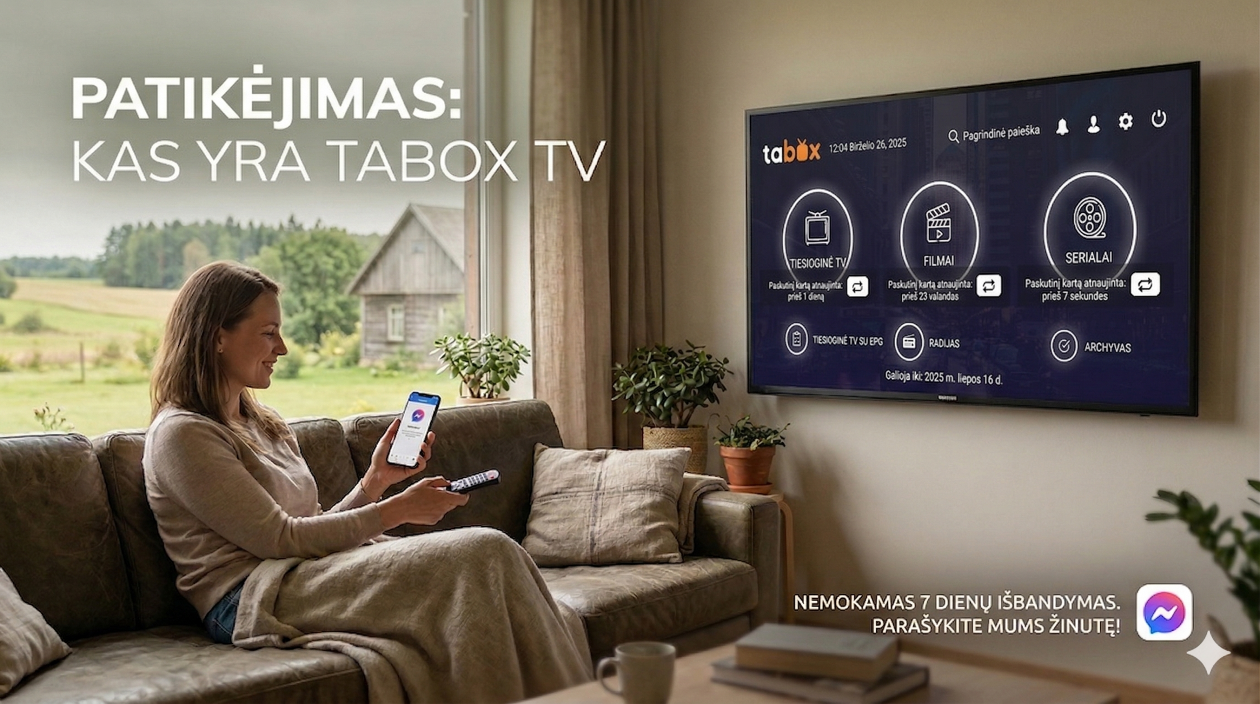 Tabox IPTV: kas tai ir kaip veikia?